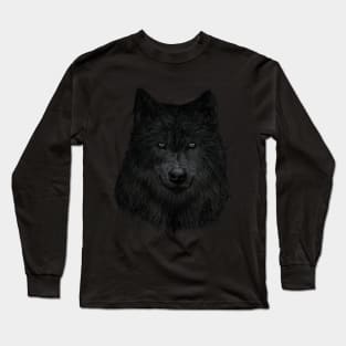 Black Wolf Long Sleeve T-Shirt